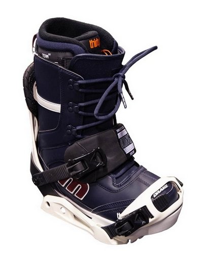 Longueur 215mm avec trou UP100 Une paire de fixations de snowboard Ankle Toe Ladder Straps pour chaussures de snowboard blanches