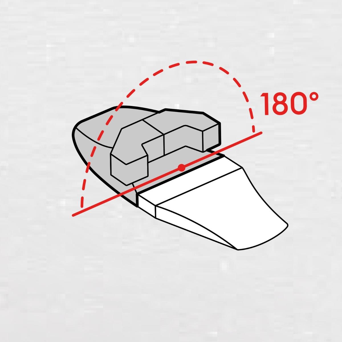 Schéma Full Diagonal Toe Tyrolia