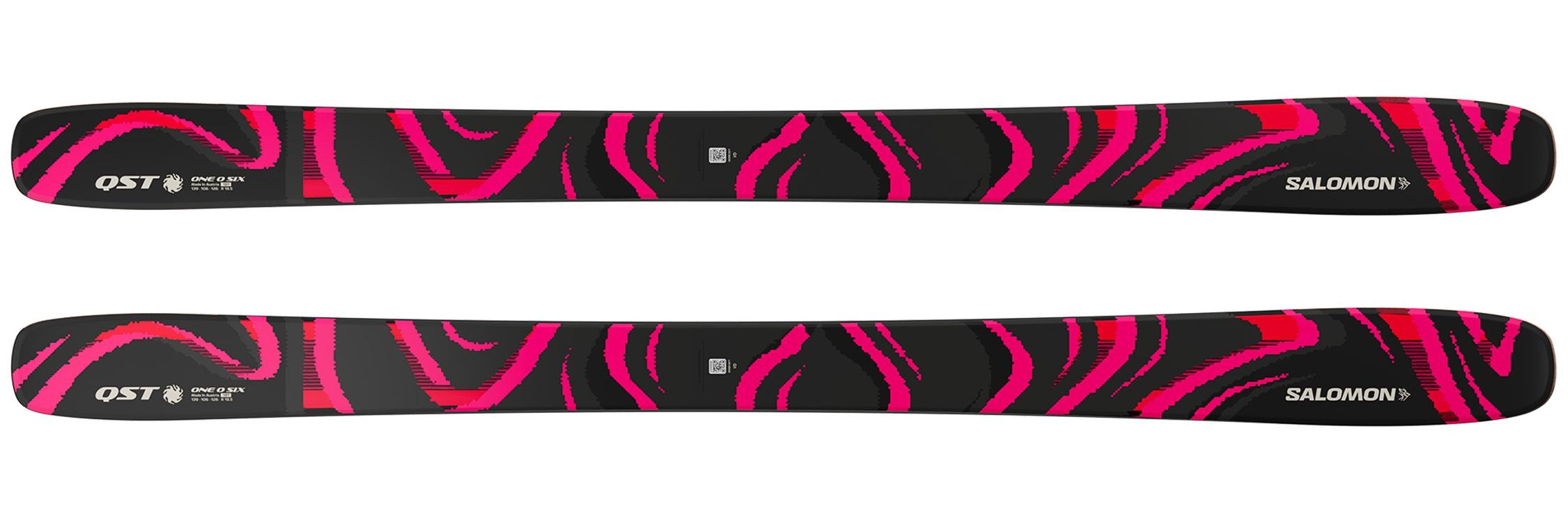 Salomon QST 106 Black Pink Salomon QST 106 Black Pink, ski freeride