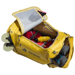 Deuter Aviant Duffel Pro 90 travel backpack (open)