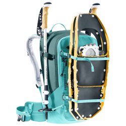 Deuter Freerider 28 SL pack (snowshoes and poles)